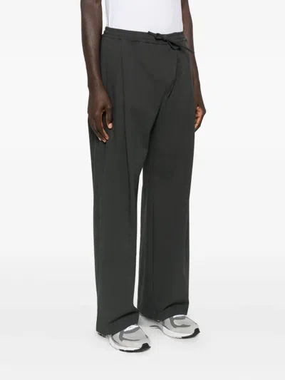 Federico Cina Drawstring-waist Trousers In Black
