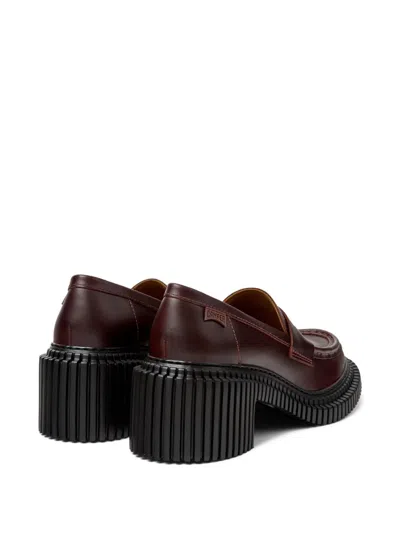 Camper Pix London In Burgundy