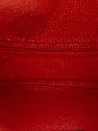 Pre-owned Louis Vuitton 2003 Damier Ebene Trousse Pochette Handbag In Brown