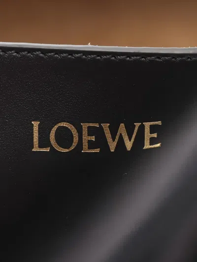 Pre-owned Loewe Puzzle Fold Tote Bag In Black