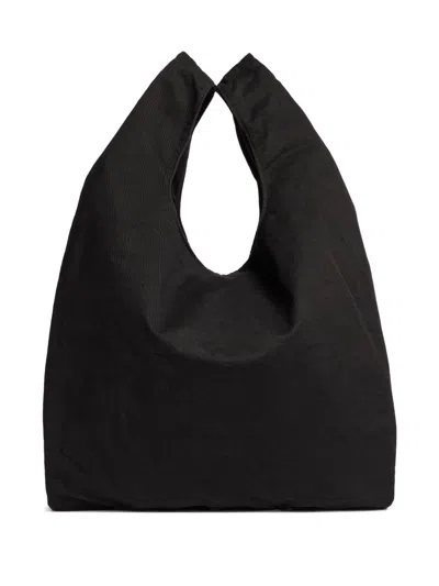 Dsquared2 Black Canvas Tote With Patches Men In Black