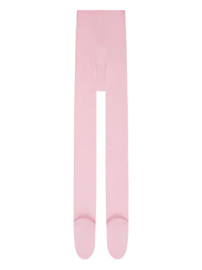 Falke Tonal-stitching Tights In Pink