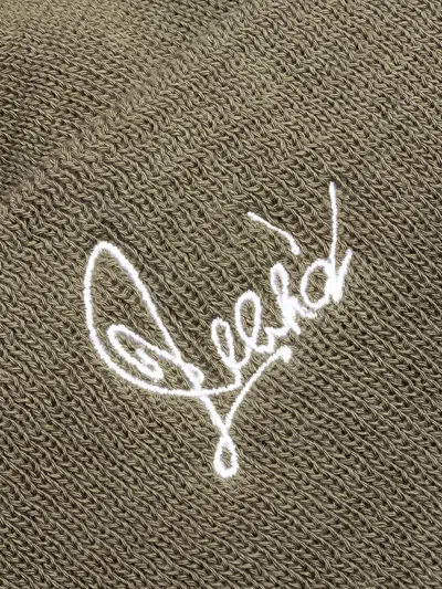 Neighborhood Embroidered Beanie In Green