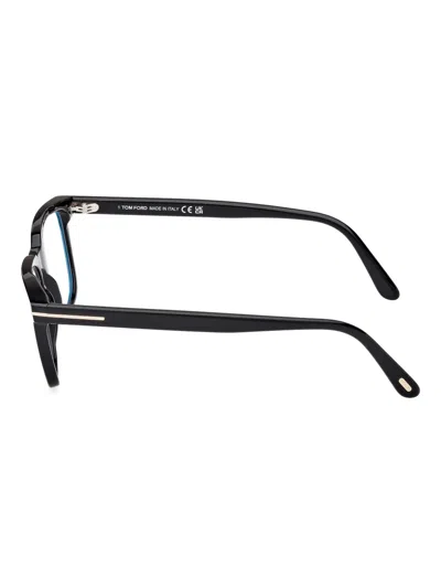 Tom Ford Rectangle-frame Glasses In Black