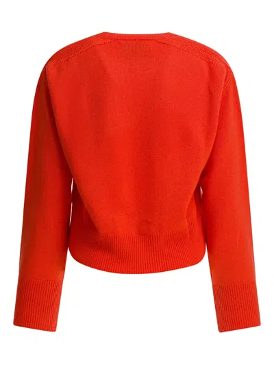 Sa Su Phi Cashmere Crewneck Sweater In Red