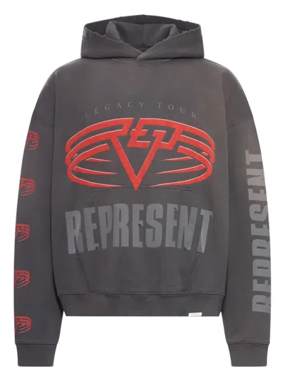 Represent Man Black Knitwear In Gray