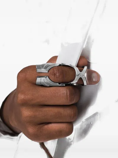 Vitaly Fragment Ring In Metallic