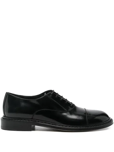 Sturlini Firenze Cap-toe Derby Shoes In Black