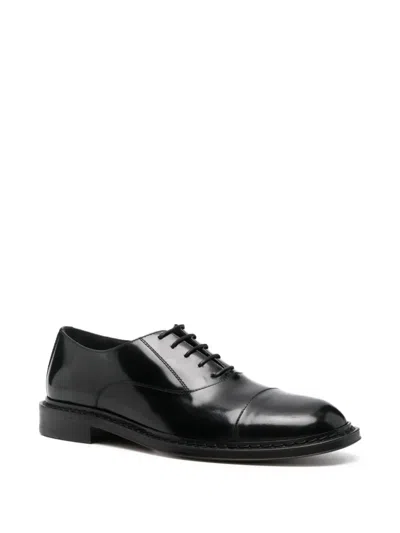 Sturlini Firenze Cap-toe Derby Shoes In Black