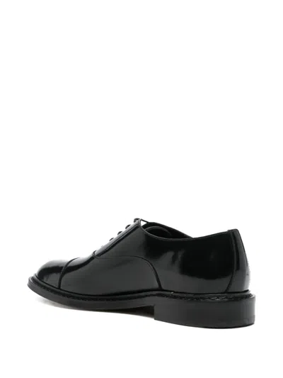 Sturlini Firenze Cap-toe Derby Shoes In Black