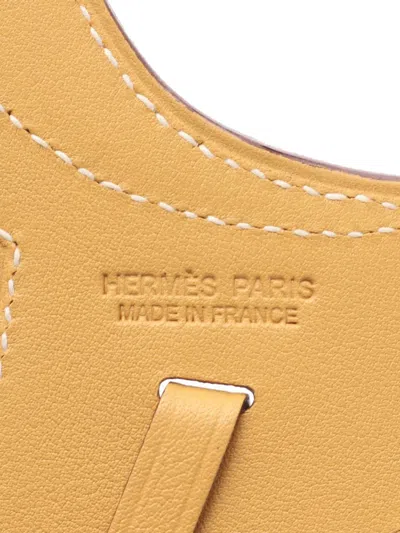 Pre-owned Hermes 2012-2025 Swift Paddock Selle Horse Saddle Bag Charm In Brown