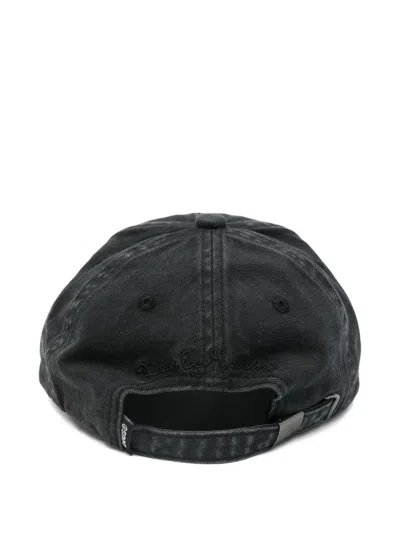 Deus Ex Machina Dyed Shield Cap In Black