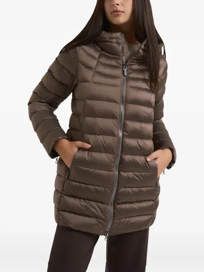 Colmar Hooded Padded Coat In Brown