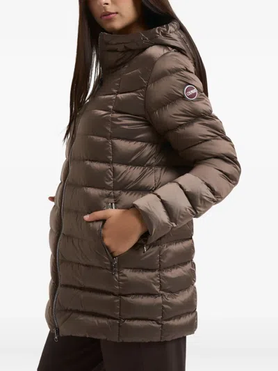 Colmar Hooded Padded Coat In Brown