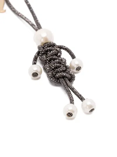 Rosantica Charm Boy Keyring In Black