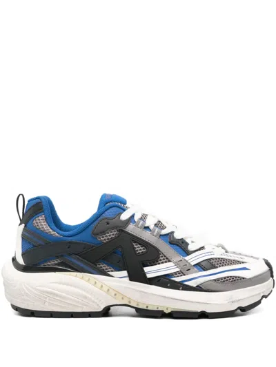 Represent Storm Runner Mesh-panelled Sneakers In Blue