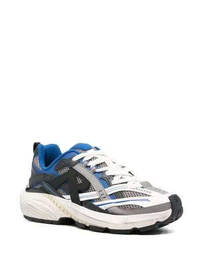 Represent Storm Runner Mesh-panelled Sneakers In Blue