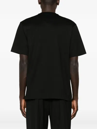 Fendi Black Cotton Jersey Oversized T-shirt