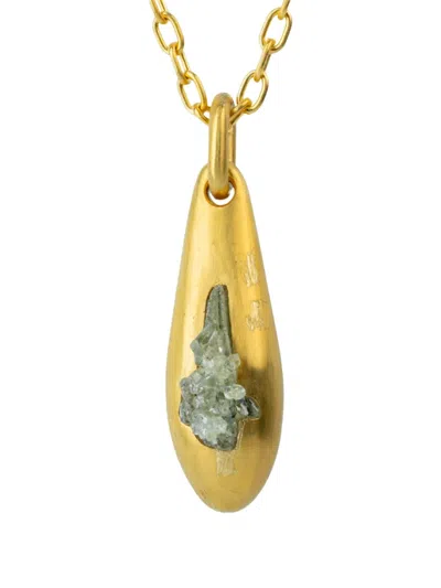 Parts Of Four Chrysalis Pendant Necklace In Gold