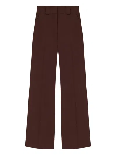 Misci Flared Trousers In Brown