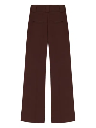 Misci Flared Trousers In Brown