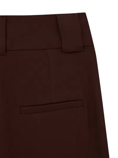 Misci Flared Trousers In Brown