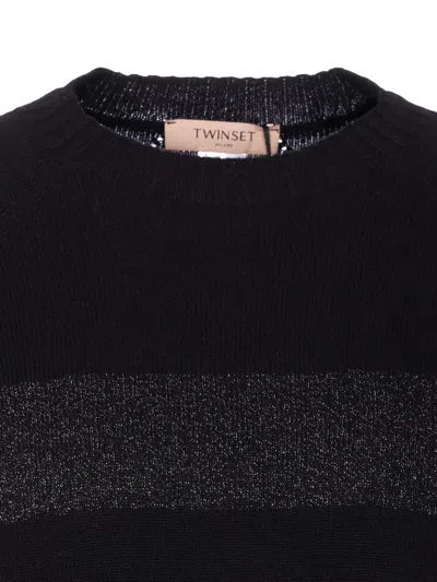 Twinset Suéter Cuello Redondo - Negro In Black