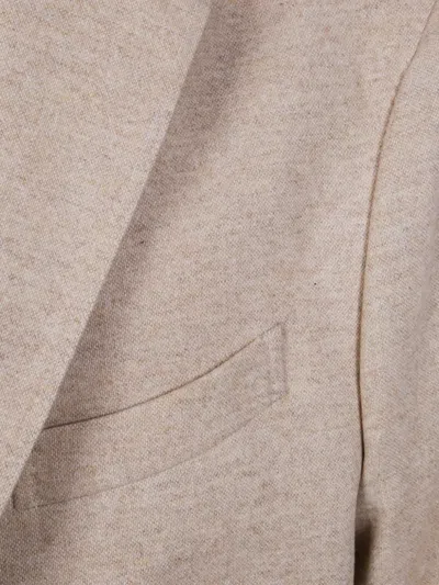 Boglioli Tailored Jacket With Front Pockets And Back Vent In Neutral