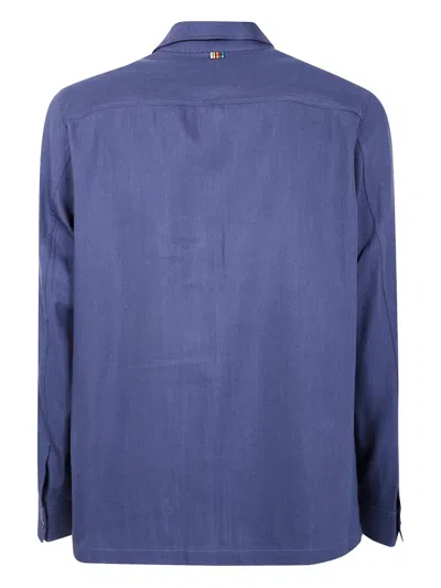 Paul Smith Mens Shirt Jacket In Blue
