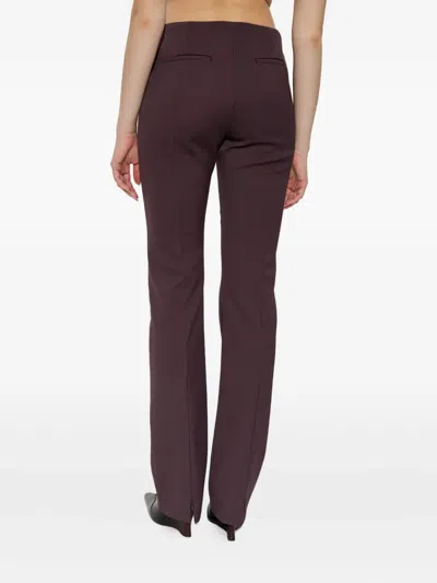 Sportmax Banda Crease Trousers In Red
