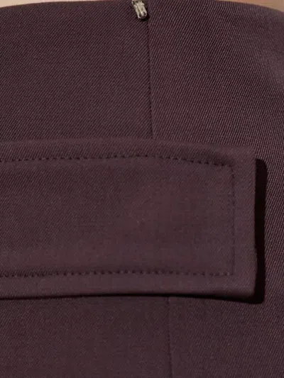 Sportmax Banda Crease Trousers In Red