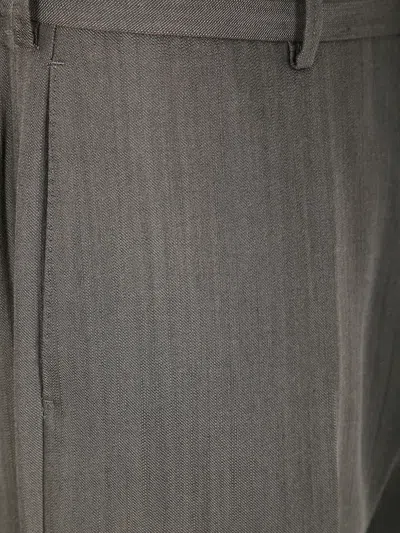 Paul Smith Tailored Trousers With Front Crease And Belt Loops In Gray