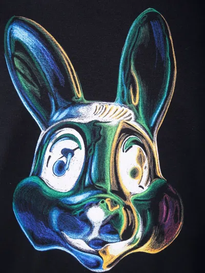 Paul Smith Mens Ss Tshirt Rabbit In Black