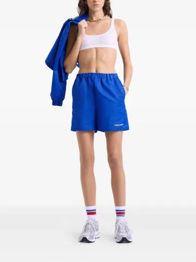 Sporty And Rich Elasticated Shorts In Blue