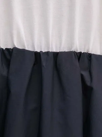 Sandro Ferrone Gathered Midi Dress In White