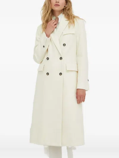 Day Birger Et Mikkelsen Double-breasted Pocket Coat In White