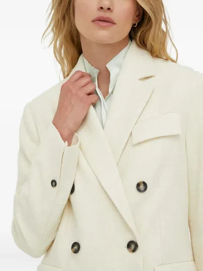 Day Birger Et Mikkelsen Double-breasted Pocket Coat In White