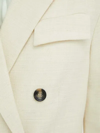 Day Birger Et Mikkelsen Double-breasted Pocket Coat In White