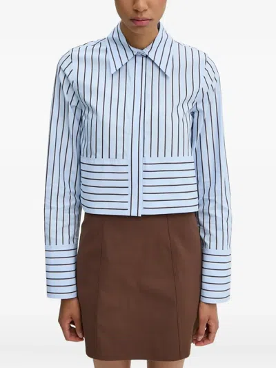 Day Birger Et Mikkelsen Striped Pattern Top In Blue