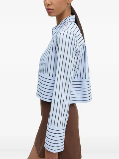 Day Birger Et Mikkelsen Striped Pattern Top In Blue