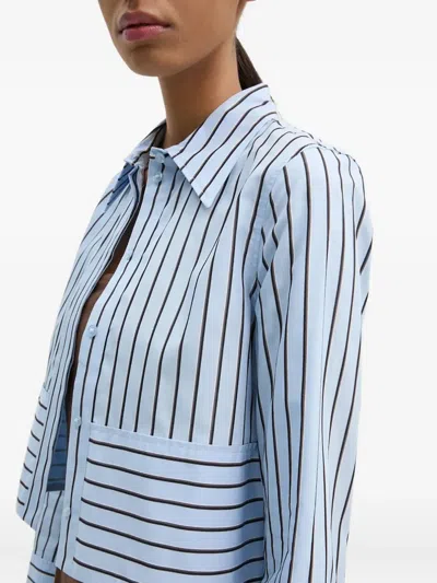 Day Birger Et Mikkelsen Striped Pattern Top In Blue
