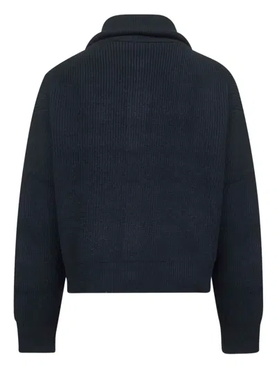 Studio Nicholson Neutral Textured Knit Sweater Collection In Blue