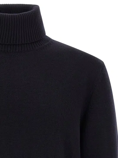 Ballantyne Wool Turtleneck Sweater In Black