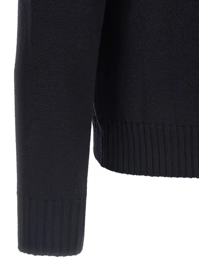 Ballantyne Wool Turtleneck Sweater In Black