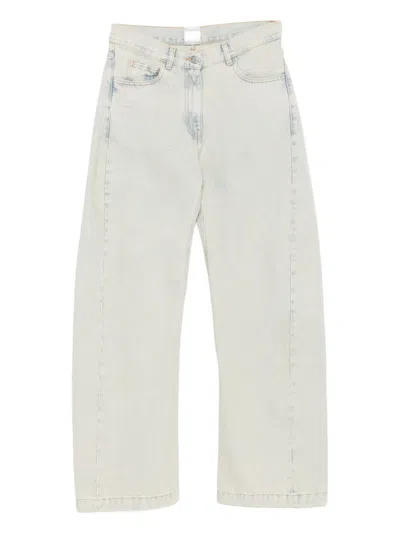 Calvin Klein Collection Wide-leg Jeans In Multi