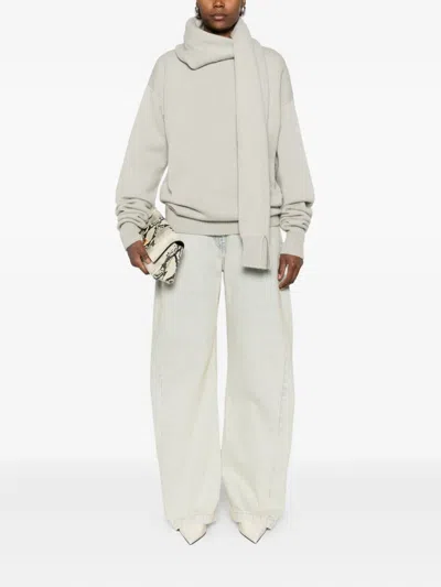 Calvin Klein Collection Wide-leg Jeans In Multi