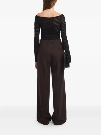 亮面纹理针织上衣