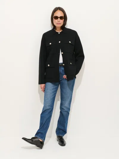 Alex Mill Virginia Sweater Jacket In Black