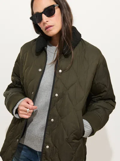 Alex Mill Wembley Quilted Jacket In Green