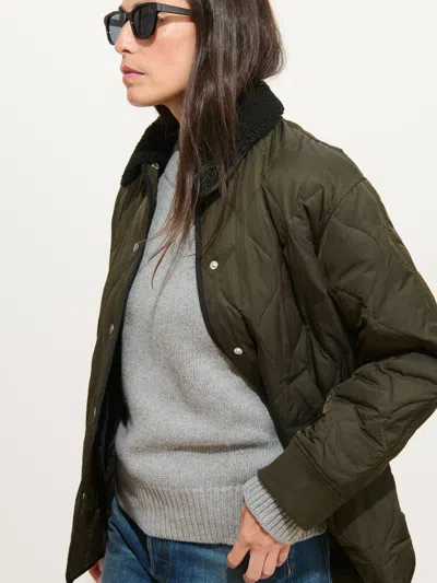 Alex Mill Wembley Quilted Jacket In Green